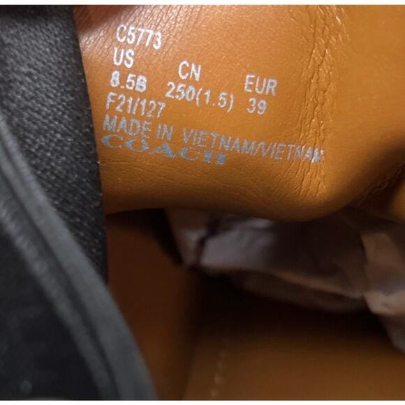 Coach C5773 Women's Lory Bootie Shoe Size 8.5 B - Picture 10 of 11